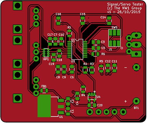 Signal Tester top layout